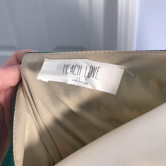 Peach Love/ModCloth Belted Dress Size Large - Picture 7 of 8